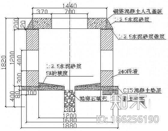 弱电井施工详图cad施工图下载【ID:166256190】