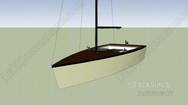 帆船SU模型下载【ID:526073177】