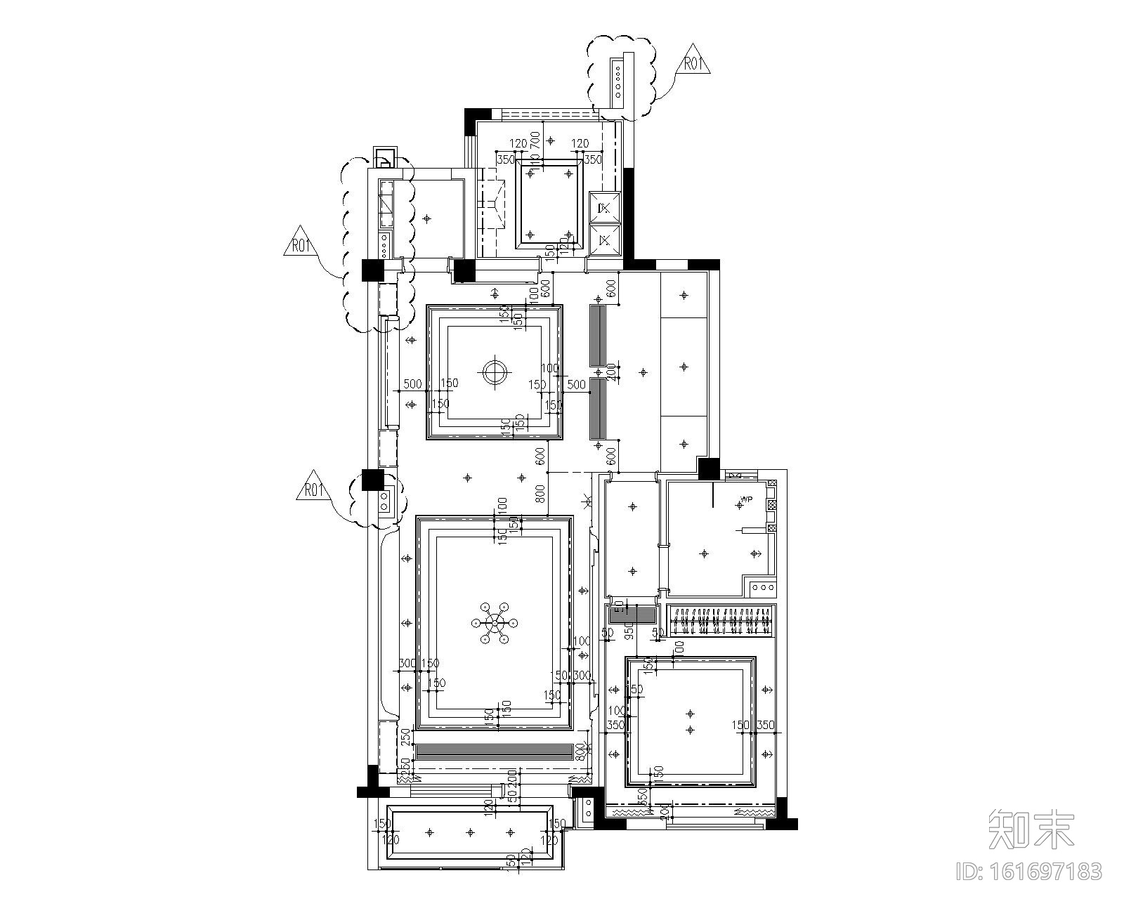 [江苏]梁志天-苏州雅居乐相城叠层三居室别墅施工图+深...cad施工图下载【ID:161697183】