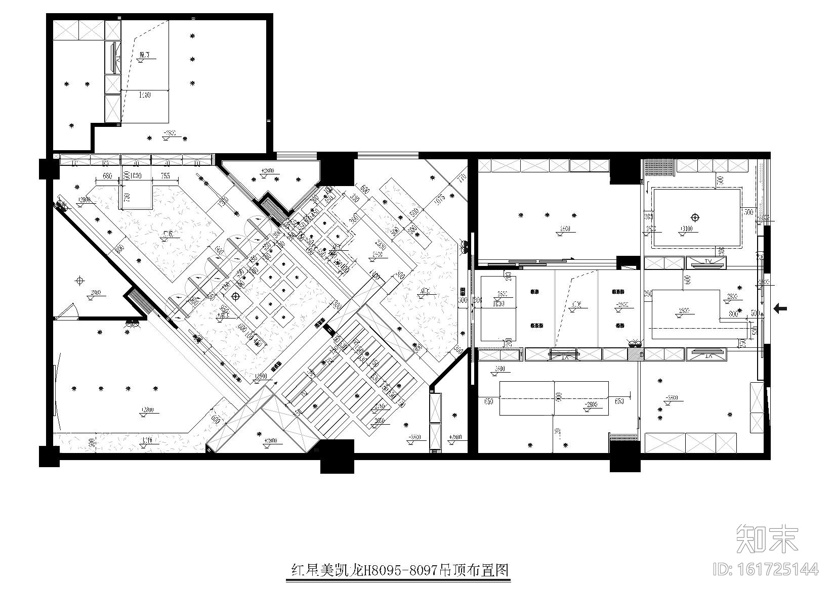 [福州]译景复合空间装饰项目施工图+效果图cad施工图下载【ID:161725144】