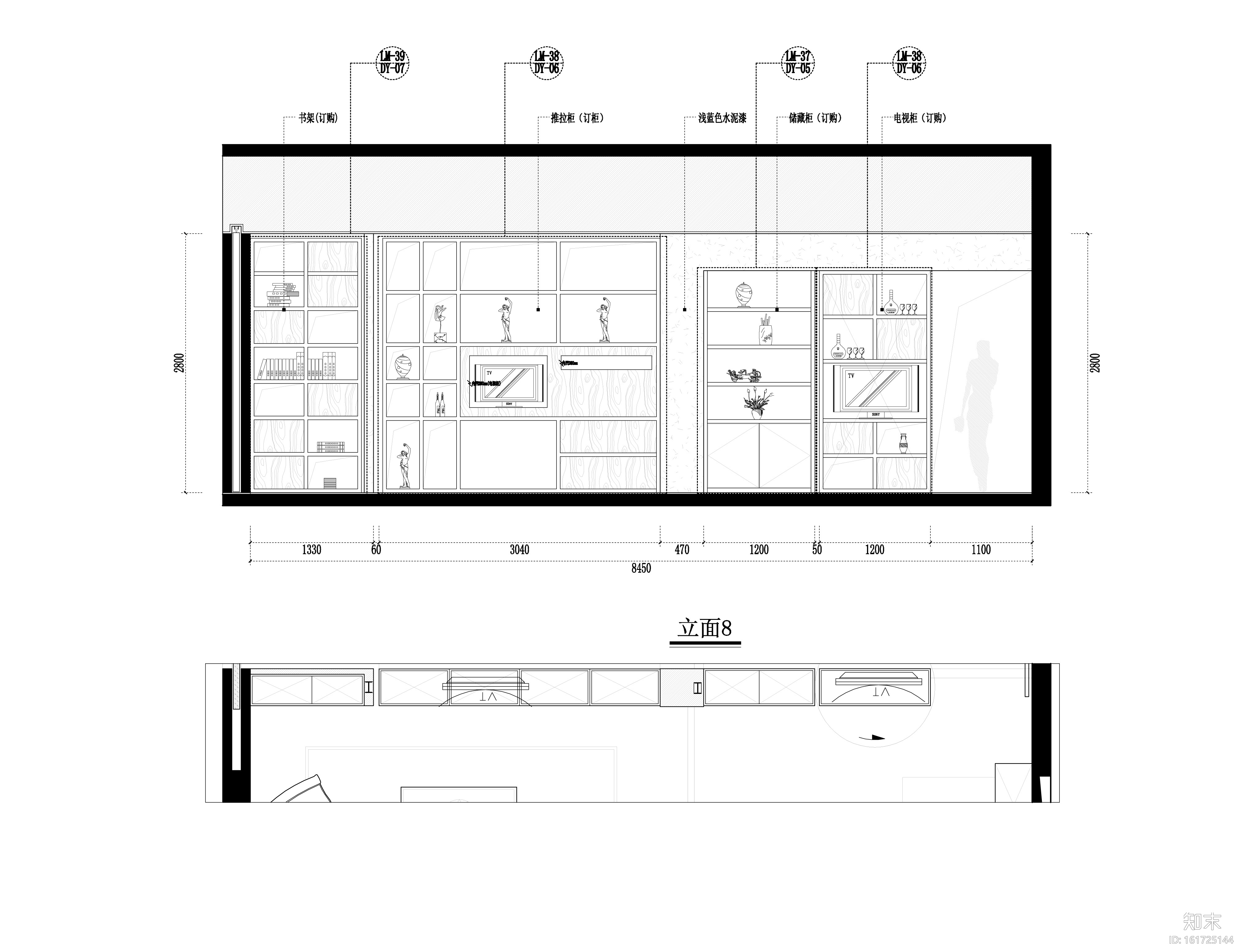 [福州]译景复合空间装饰项目施工图+效果图cad施工图下载【ID:161725144】