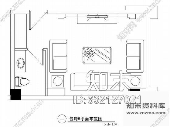 施工图某欧式娱乐会所包房5装修图cad施工图下载【ID:632127021】