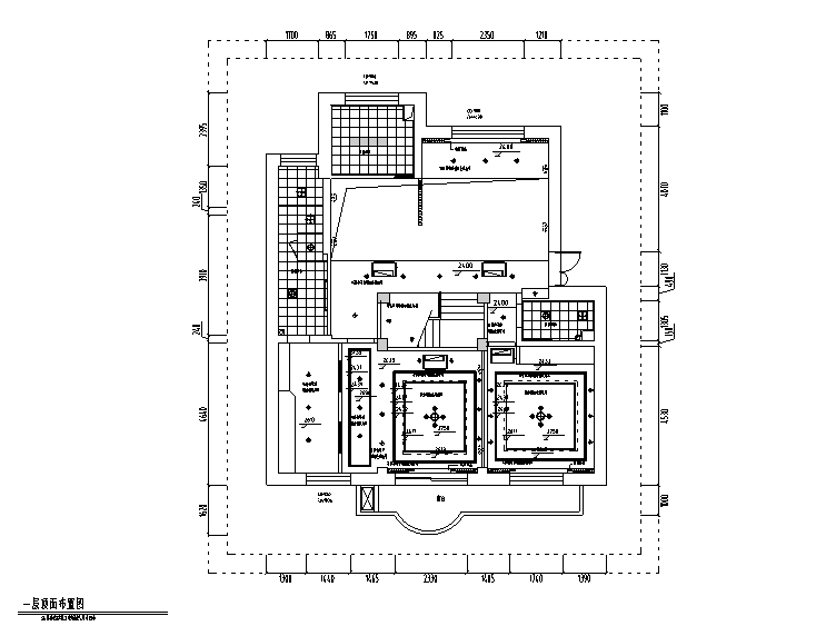 混合风格二层别墅设计施工图（附效果图）施工图下载【ID:161770136】