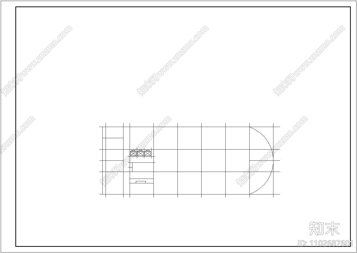 某二十八层写字楼建筑全套施工设计cad图纸施工图下载【ID:1102687601】