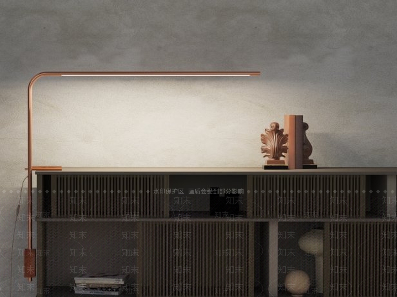 现代风格台灯3D模型下载【ID:178787111】