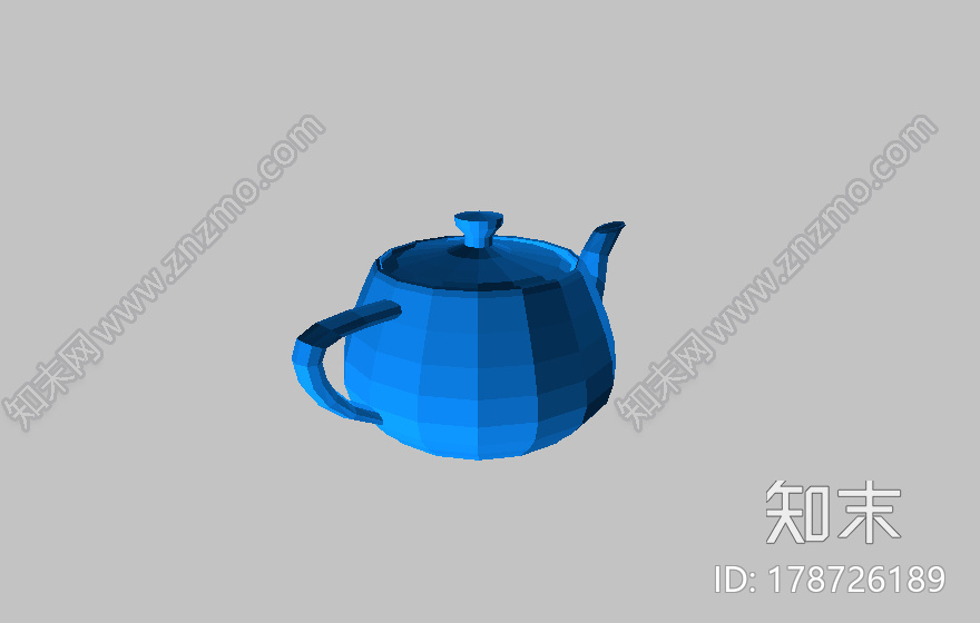 茶壶模型3d打印模型下载【ID:178726189】