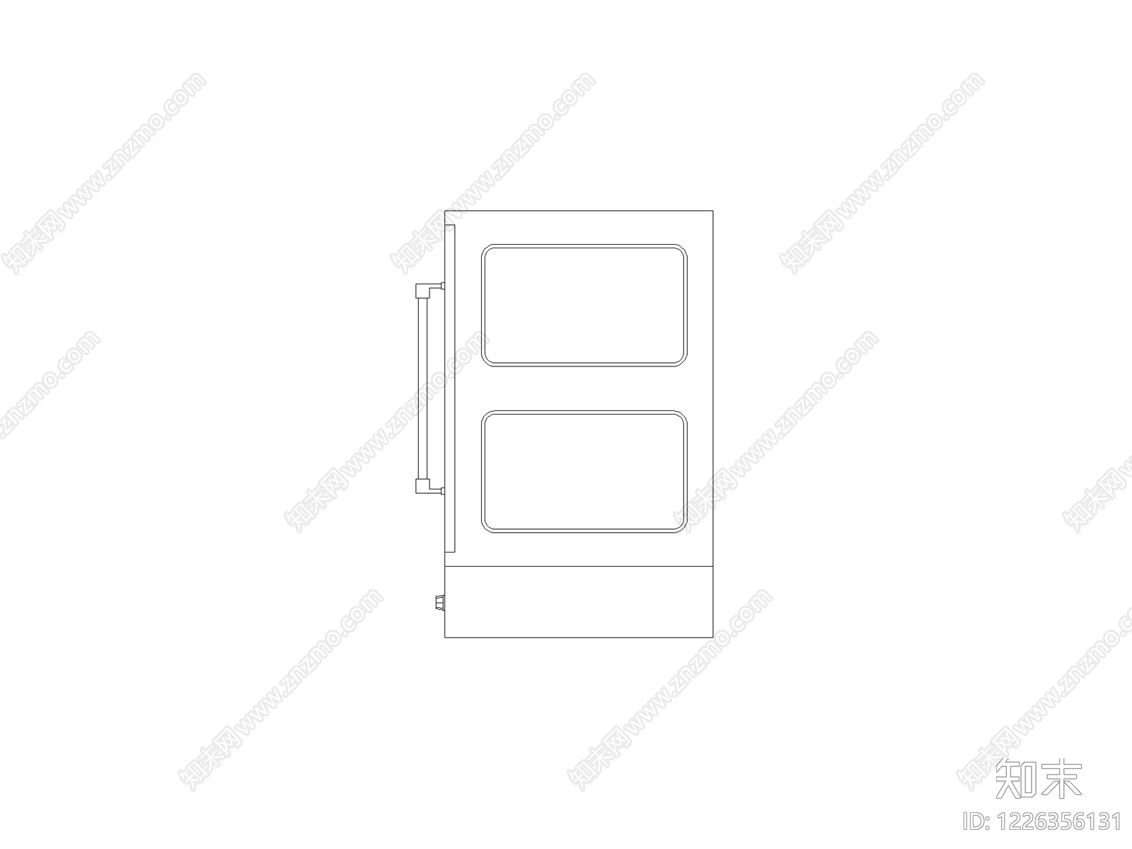 柜子cad施工图下载【ID:1226356131】