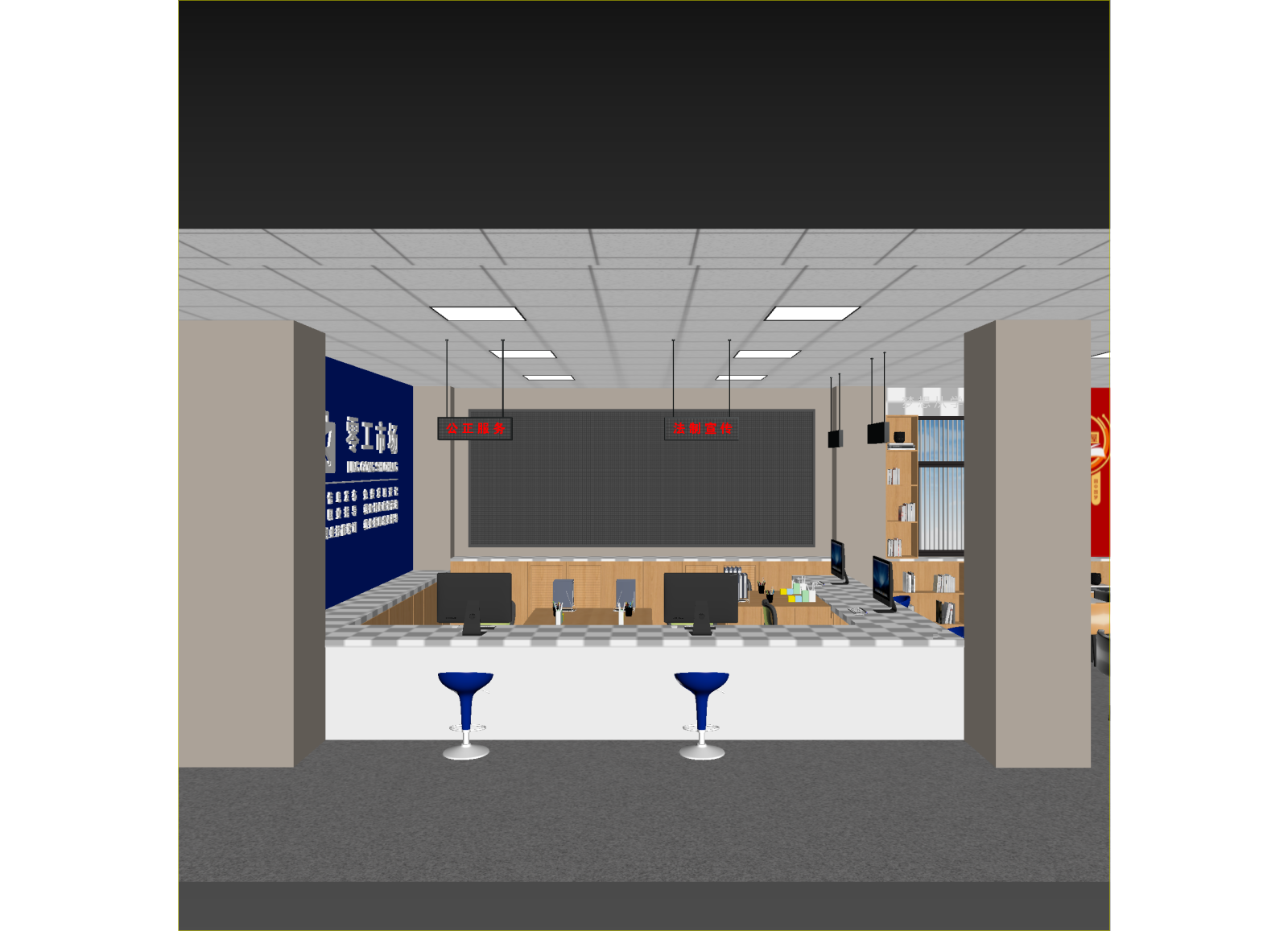 接待室3D模型下载【ID:1214414845】