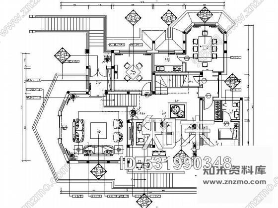 施工图重庆某科技示范园VIP双层别墅室内装修图cad施工图下载【ID:531990348】