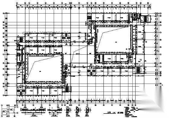 某大学六层教学楼建筑方案图cad施工图下载【ID:151556150】