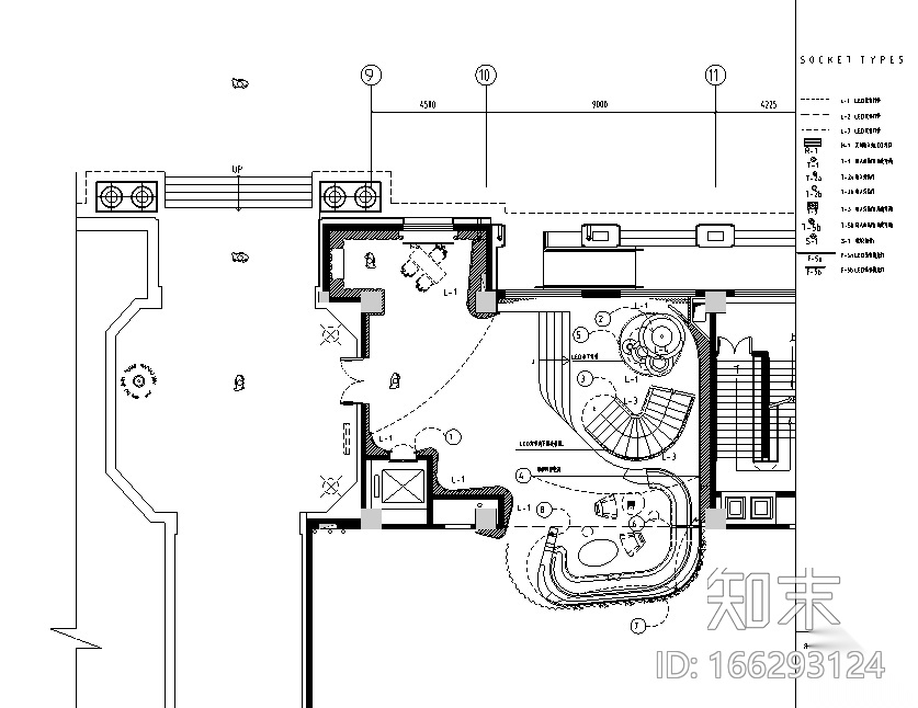 [天津]皇家游艇会餐饮空间设计施工图（附效果图）cad施工图下载【ID:166293124】