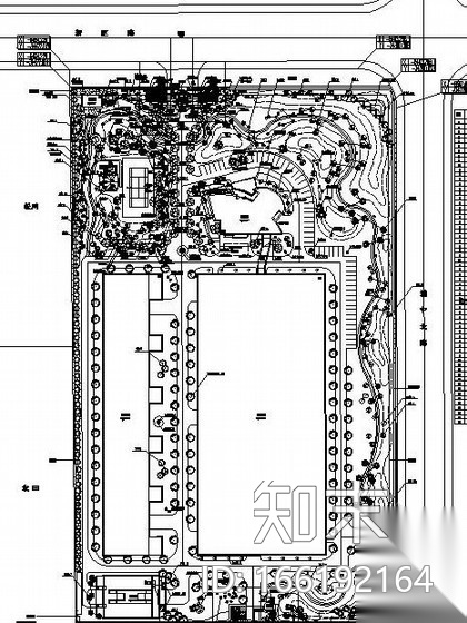 上海某厂区景观施工图设计cad施工图下载【ID:166192164】