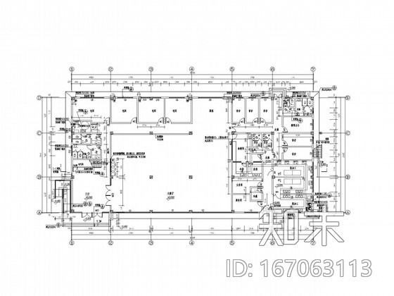 [济南]某区检察院附属楼建筑结构电气设备网架施工图cad施工图下载【ID:167063113】