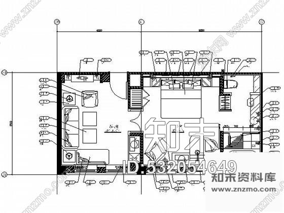 施工图北京某饭店二连套房施工图cad施工图下载【ID:532054649】