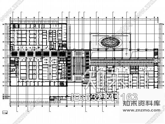 施工图甲级医院4F施工图cad施工图下载【ID:632141163】