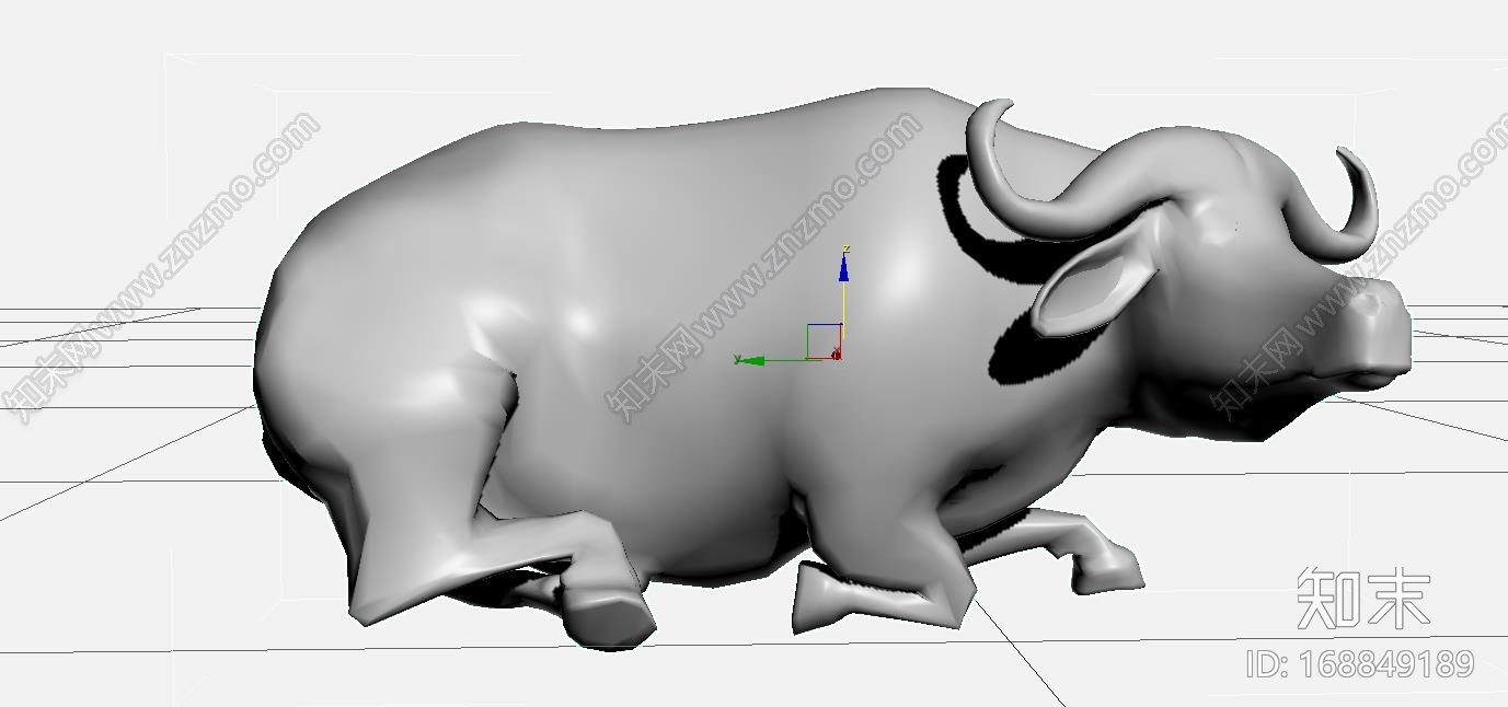 非洲大水牛模型mayaCG模型下载【ID:168849189】