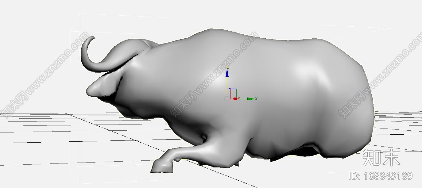 非洲大水牛模型mayaCG模型下载【ID:168849189】