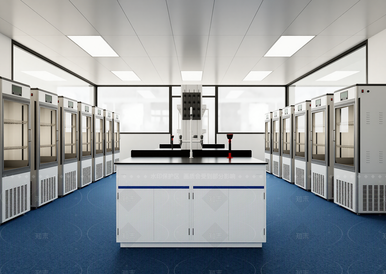 现代实验室3D模型下载【ID:1214640292】