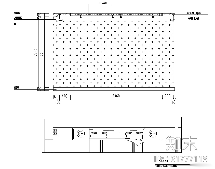 希腊爱琴海风格二层别墅设计施工图（附效果图）cad施工图下载【ID:161777118】