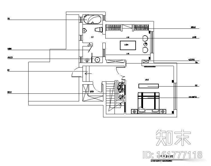 希腊爱琴海风格二层别墅设计施工图（附效果图）cad施工图下载【ID:161777118】