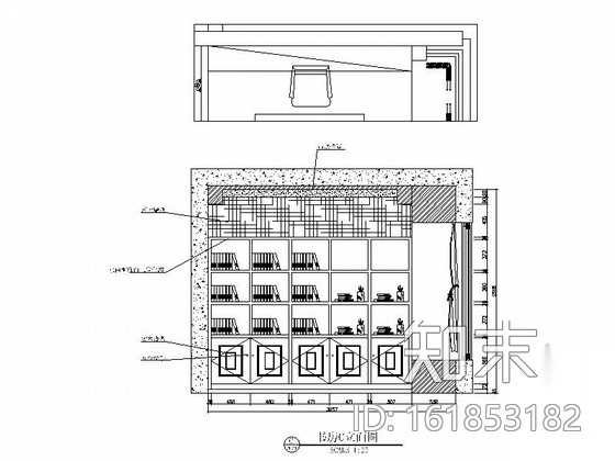 [重庆]精品美式风情三居室样板间装修施工图（含效果）cad施工图下载【ID:161853182】