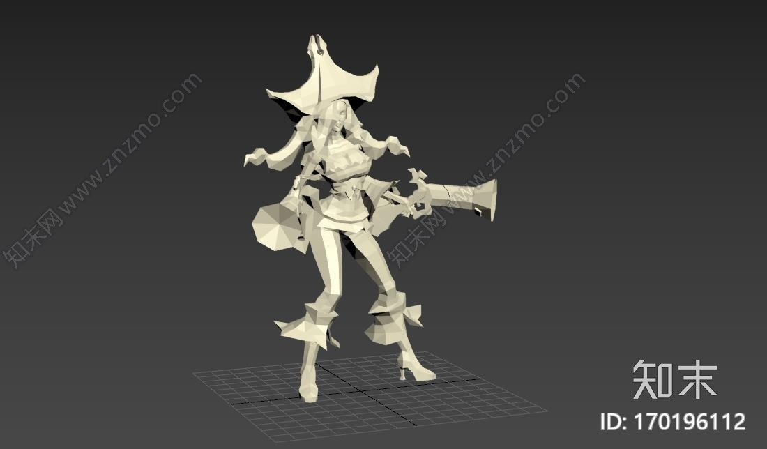 missfortune_赏金猎人710763d打印模型下载【ID:170196112】