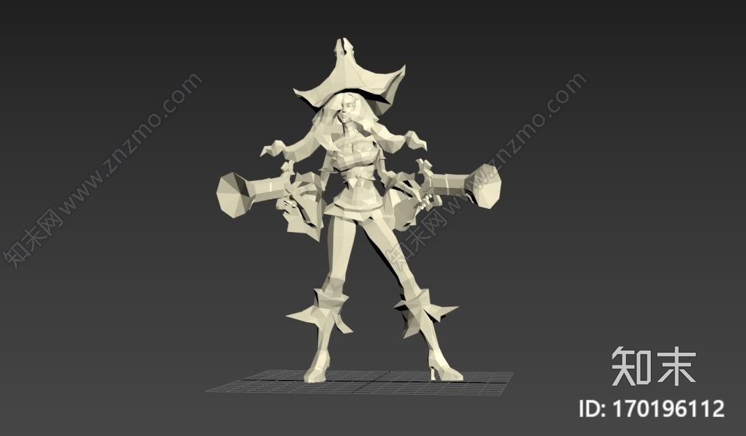 missfortune_赏金猎人710763d打印模型下载【ID:170196112】