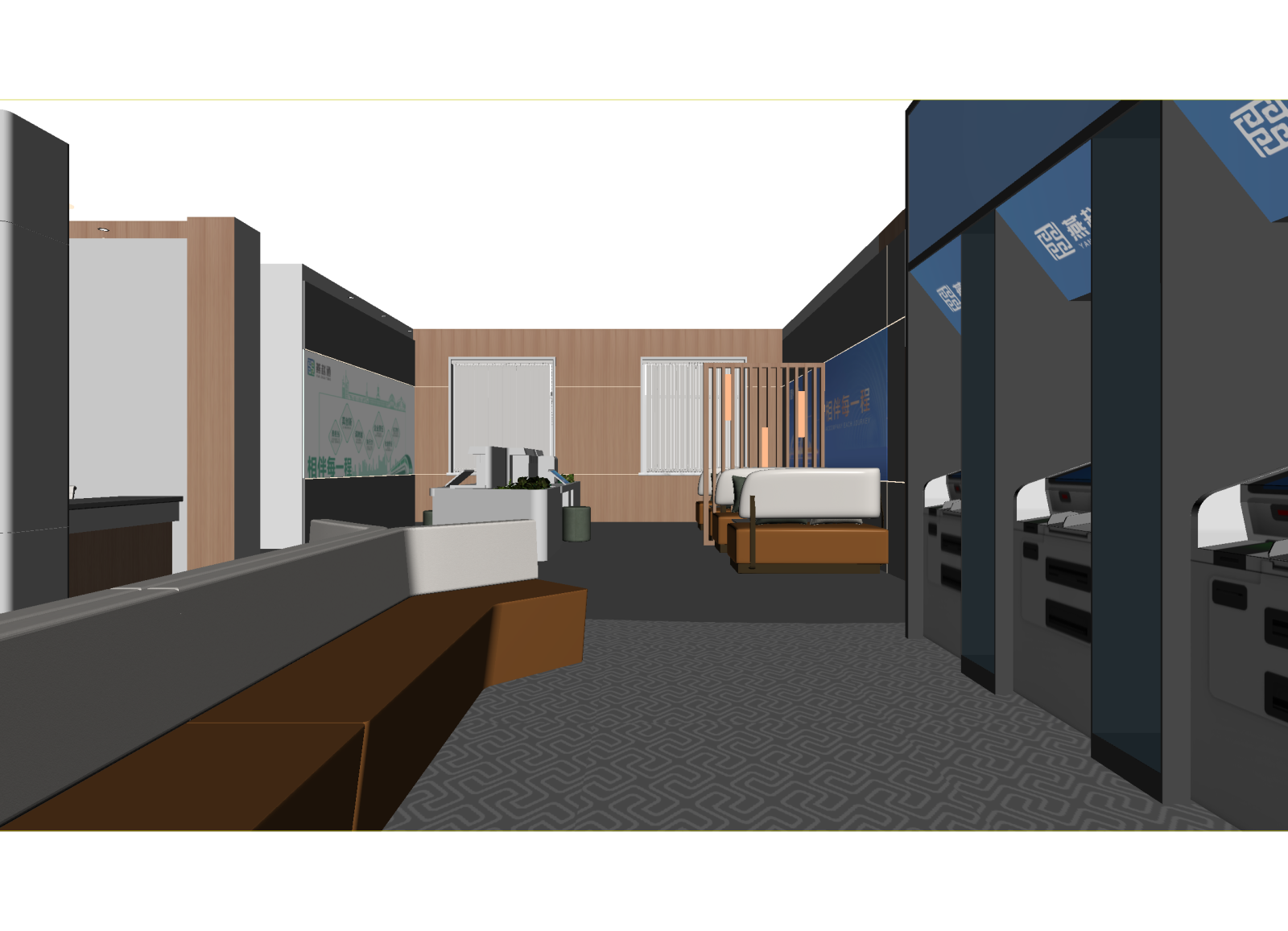 现代售楼处3D模型下载【ID:1214252014】