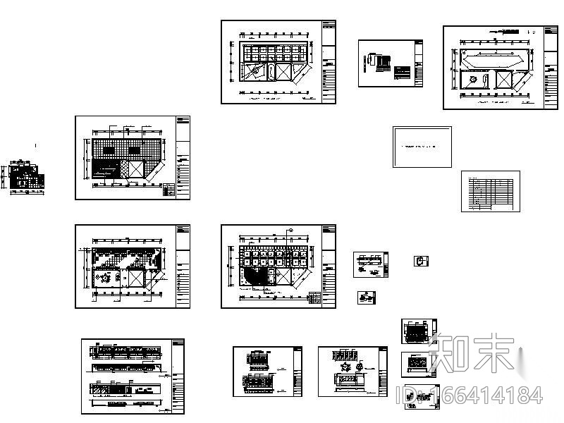 某学校学术交流中心施工图cad施工图下载【ID:166414184】