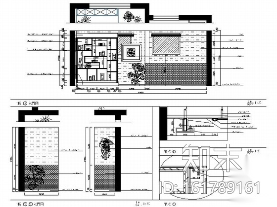 [陕西]经典中式特色茶楼装修室内设计图（含效果）cad施工图下载【ID:161789161】