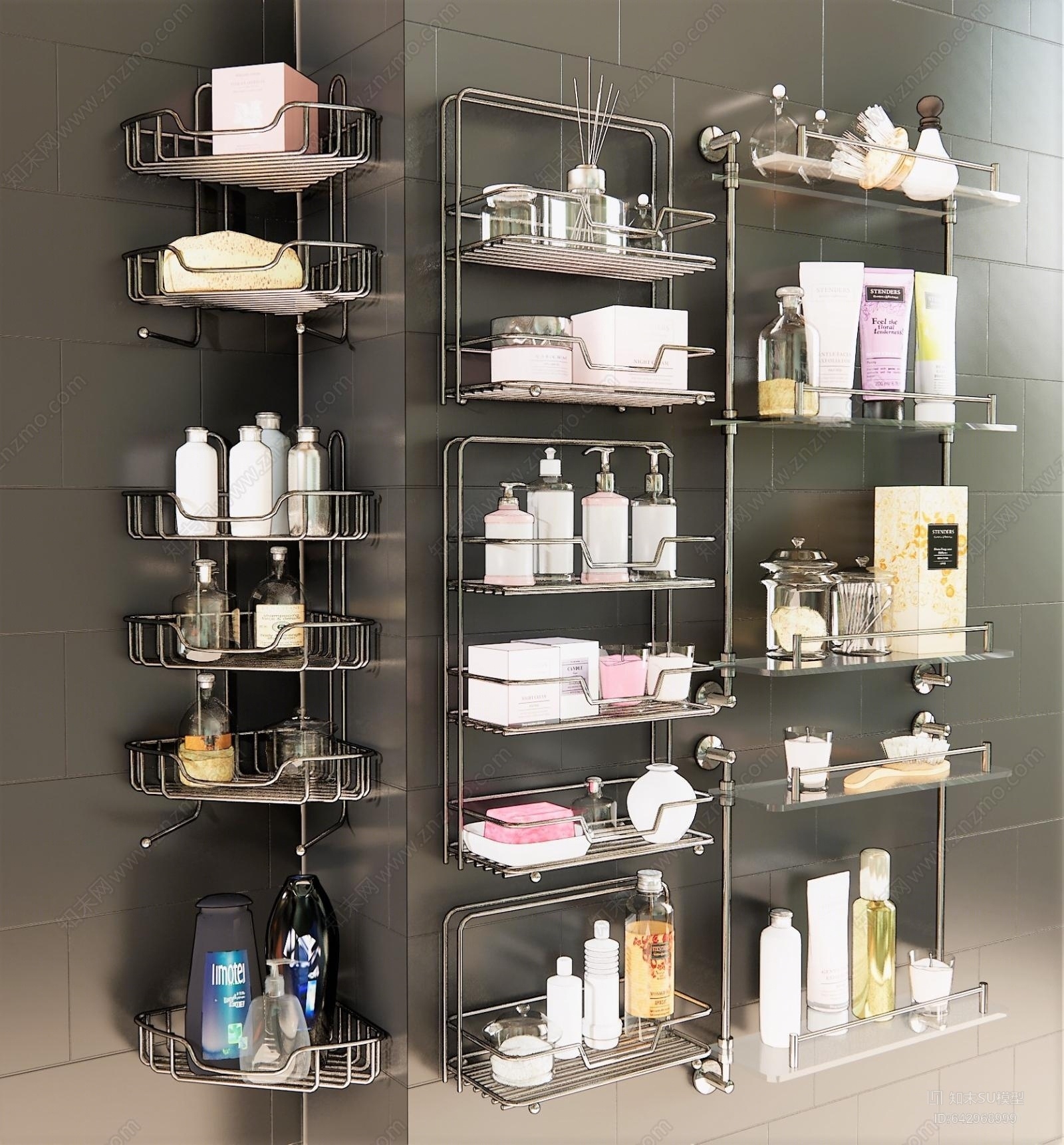 现代化妆品SU模型下载【ID:642968999】