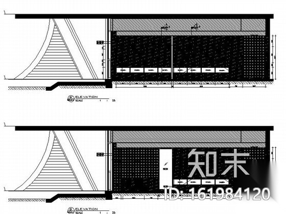 皇冠酒店宴会销售处施工图cad施工图下载【ID:161984120】