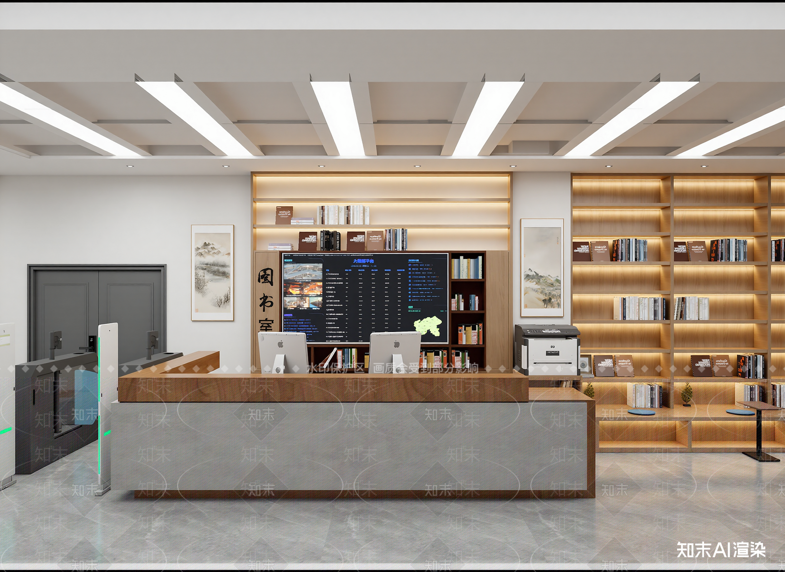 现代售楼处3D模型下载【ID:1214562888】