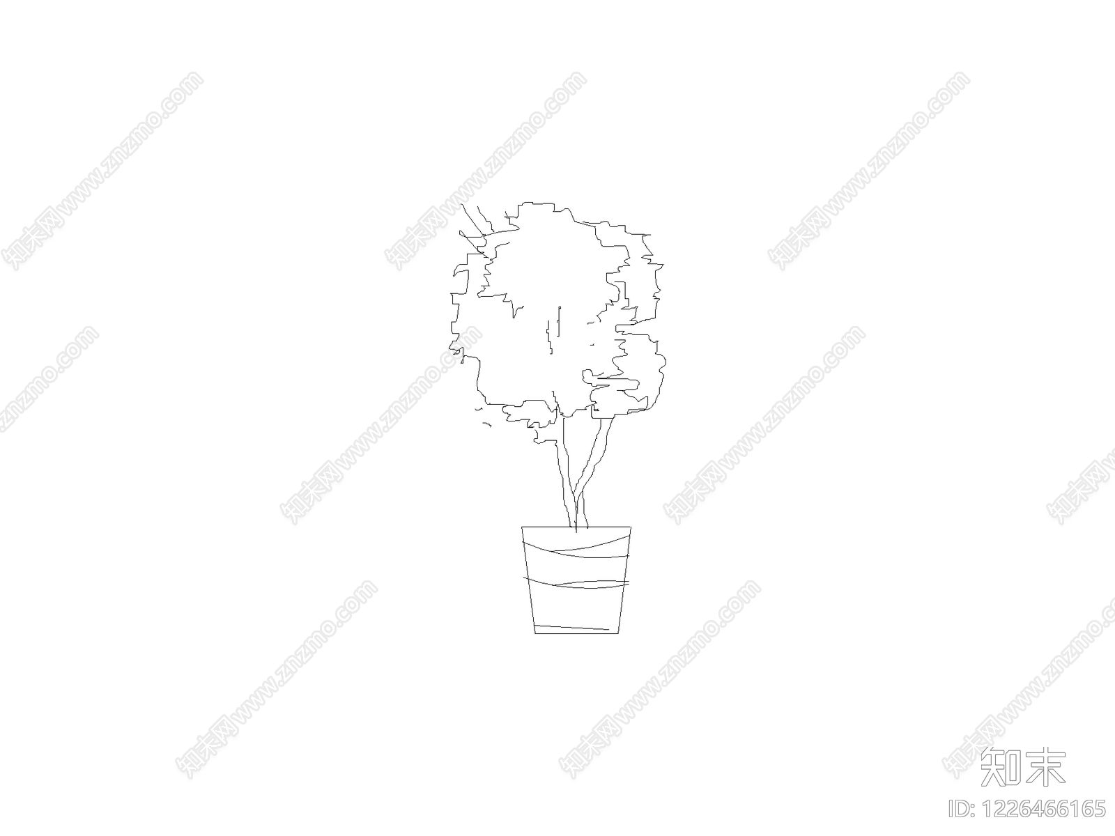 绿植cad施工图下载【ID:1226466165】