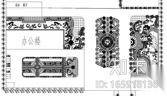 山东某厂区规划方案cad施工图下载【ID:165918136】