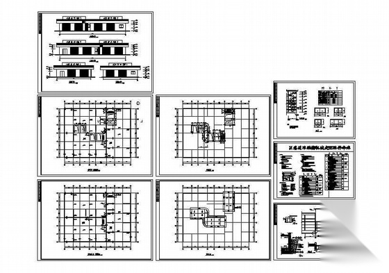 巷道堆垛类机械式地下立体停车库建筑图施工图下载【ID:165948137】