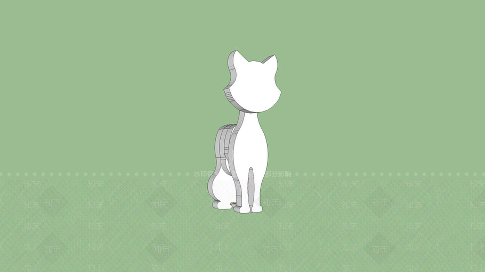 猫SU模型下载【ID:1162352835】