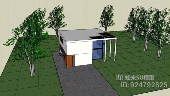 别墅14SU模型下载【ID:924792825】