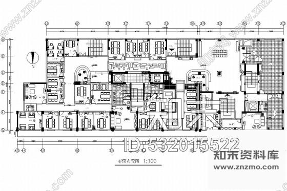 施工图古雅幽静中式风格茶馆室内施工图cad施工图下载【ID:532015522】