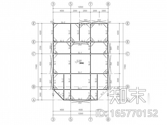 儿童活动室加层改造框架结构施工图cad施工图下载【ID:165770152】