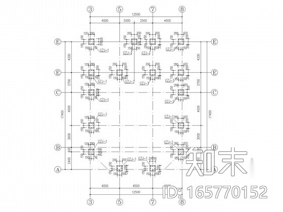 儿童活动室加层改造框架结构施工图cad施工图下载【ID:165770152】