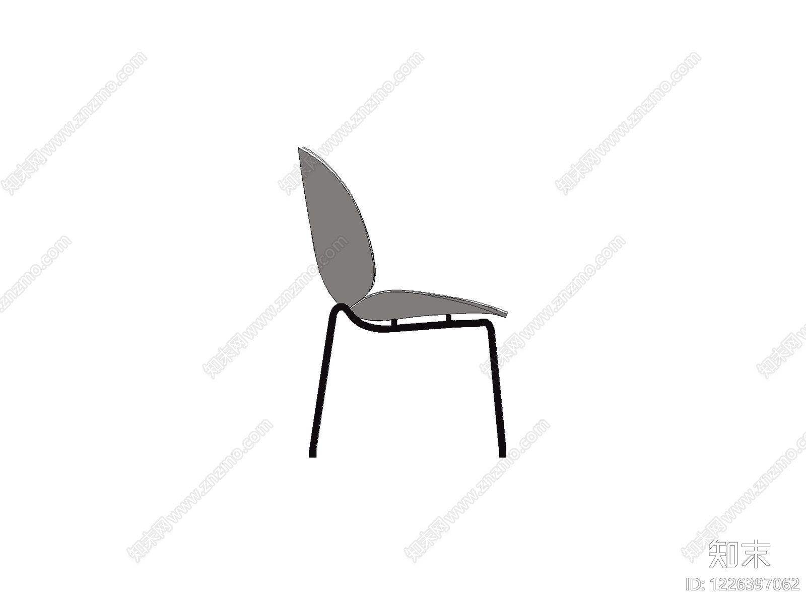 椅子cad施工图下载【ID:1226397062】