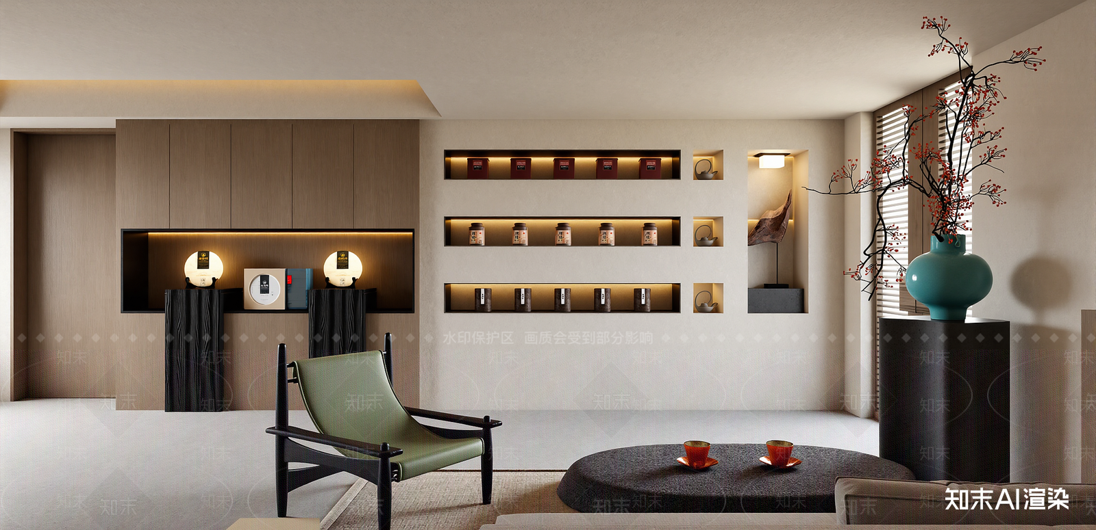 现代酒店大堂SU模型下载【ID:1216057528】