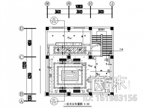 [义乌]某别致酒店室内装修图（含效果）cad施工图下载【ID:161983156】