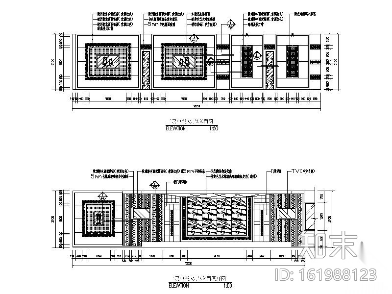 知名连锁大酒店装修施工图cad施工图下载【ID:161988123】