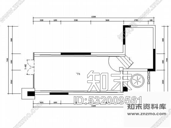 施工图某知名楼盘西餐厅室内装修图cad施工图下载【ID:532009561】