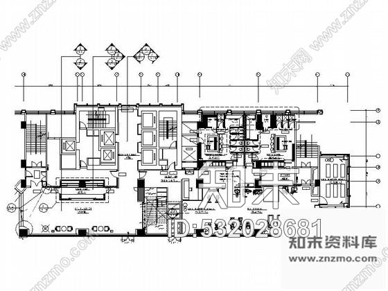 施工图深圳五星级酒店公共区现代健身室及宴会前厅装修施工图含效果施工图下载【ID:532028681】