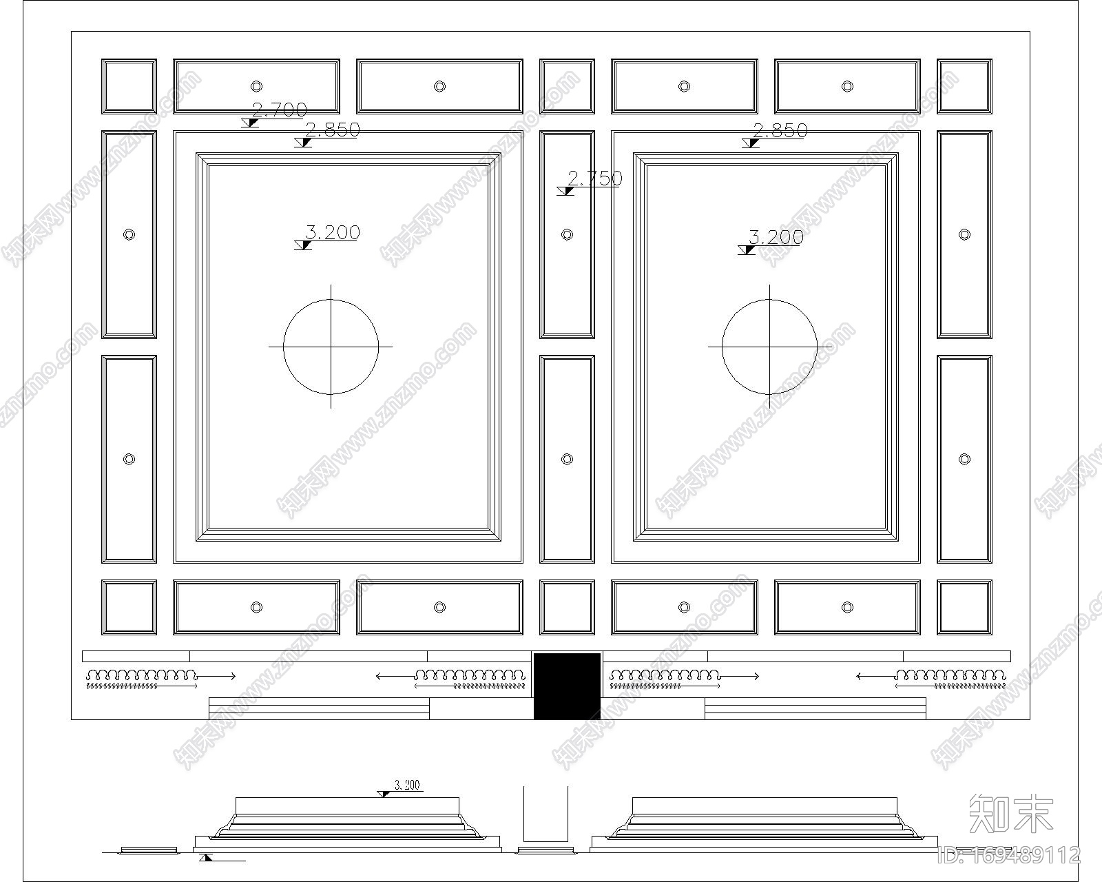 天花施工图下载【ID:169489112】