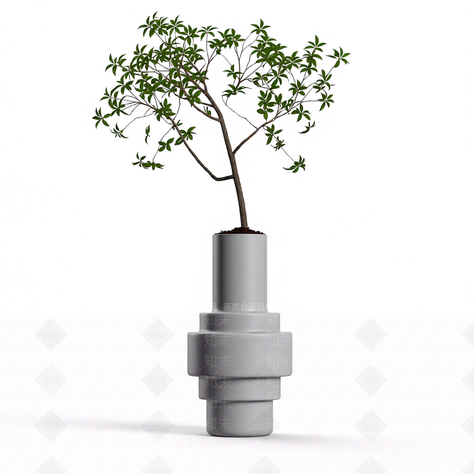 带盆绿植模型3D模型下载【ID:1206194691】