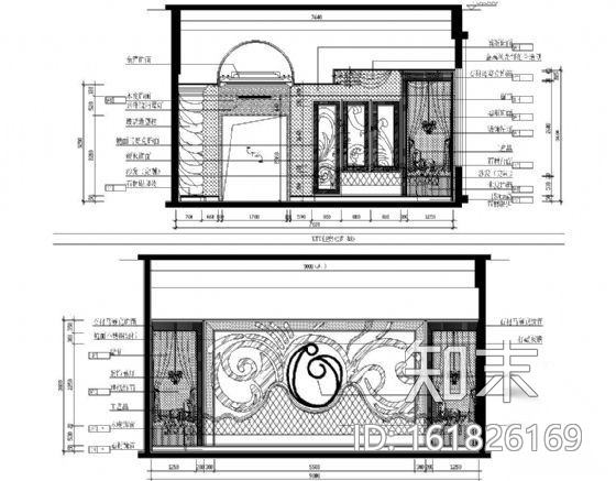 豪华KTV包房装修图cad施工图下载【ID:161826169】